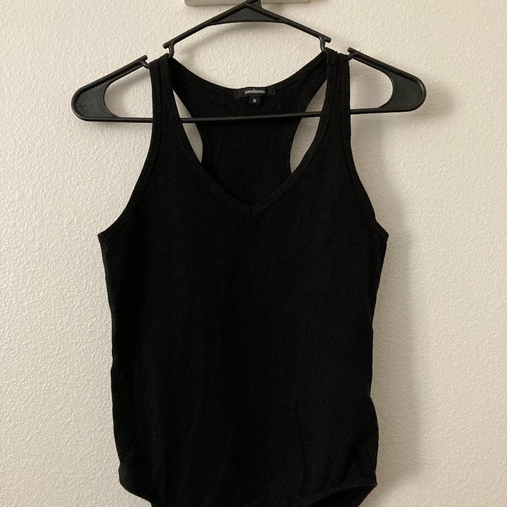 3/$20 Ambiance Apparel Black BodySuit Size M